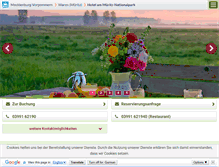Tablet Screenshot of hotel-nationalpark.de