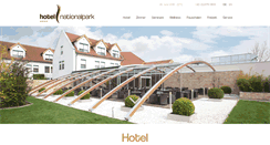 Desktop Screenshot of hotel-nationalpark.com